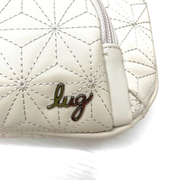 Lug Flyer Bag Ivory Cream Small Crossbody Quilted Convertible Belt Bag New - Picture 2 of 12